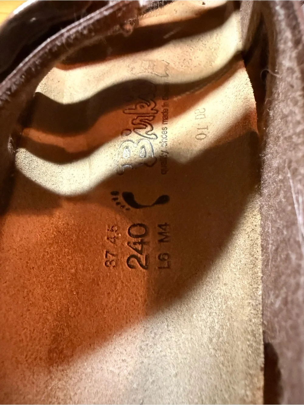 Triple-Strap Suede Sandals - Brown Birki’s